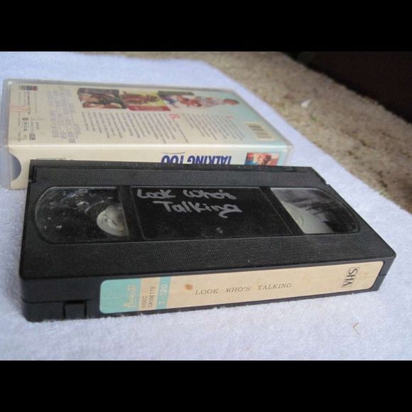 Look Who's Talking & Too Kirstie Alley Travolta VHS Cassette Tape Bundle for $2 - Picture 3 of 6
